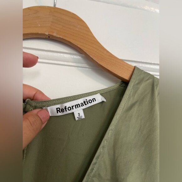 Reformation Kaye silk dress size 2 - Picture 5 of 10